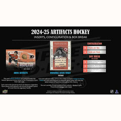 2024/25 Upper Deck Artifacts Hockey NHL Hobby Box - Taass Online