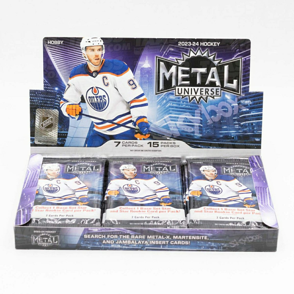 2023/24 Upper Deck Skybox Metal Universe Hockey NHL Hobby Box - Taass on sale