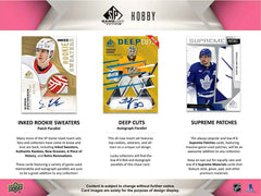 2023/24 Upper Deck SP Game Used Hockey NHL Hobby Box - Taass for sale