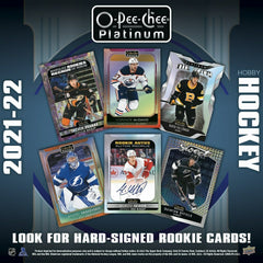 2021/22 Upper Deck O-Pee-Chee Platinum NHL Hockey Hobby Box - Taass on sale