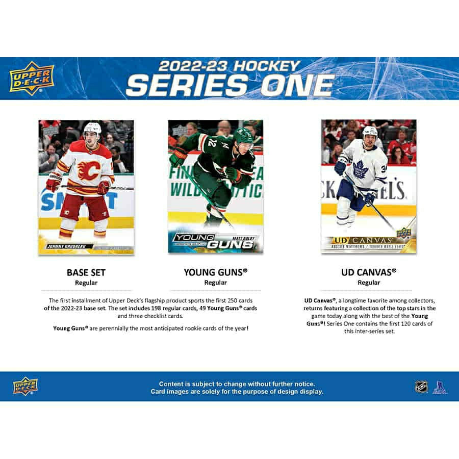2022/23 Upper Deck Series 1 Hockey NHL Blaster Box - Taass discount