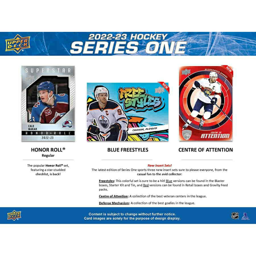 2022/23 Upper Deck Series 1 Hockey NHL Retail Box - Taass US
