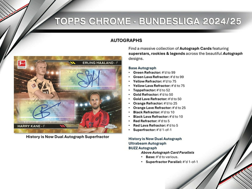 2024/25 Topps Chrome Bundesliga Football Hobby Box - Taass outlet