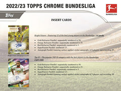 2022/23 Topps Chrome Bundesliga Soccer Hobby Box - Taass on sale