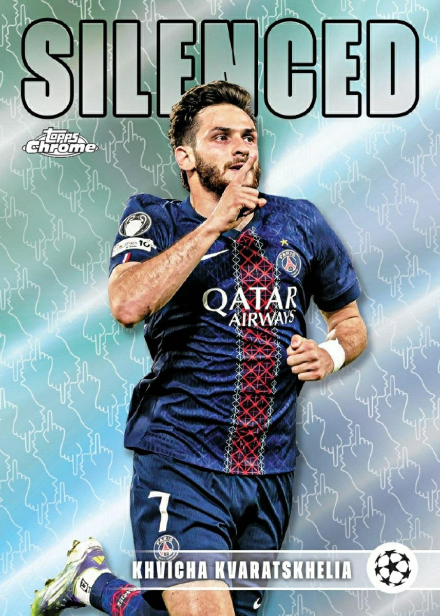 2025/26 Topps Chrome UEFA Club Competitions Football Blaster Box - Taass for sale
