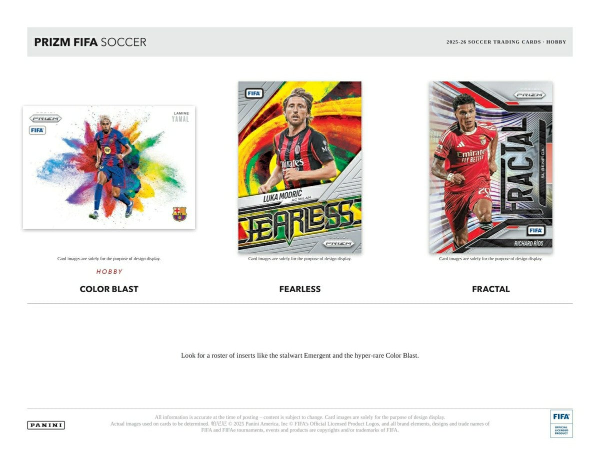 2025/26 Panini Prizm FIFA Football Hobby Pack - Taass Online