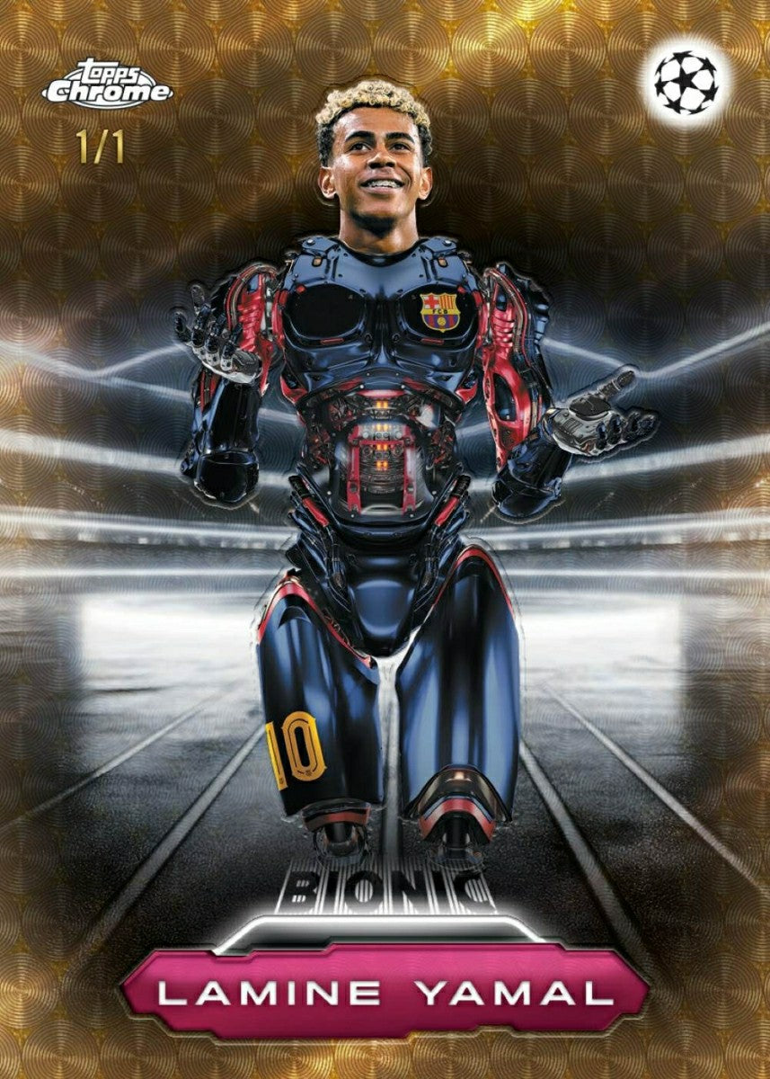 2025/26 Topps Chrome UEFA Club Competitions Football Hobby Pack - Taass discount