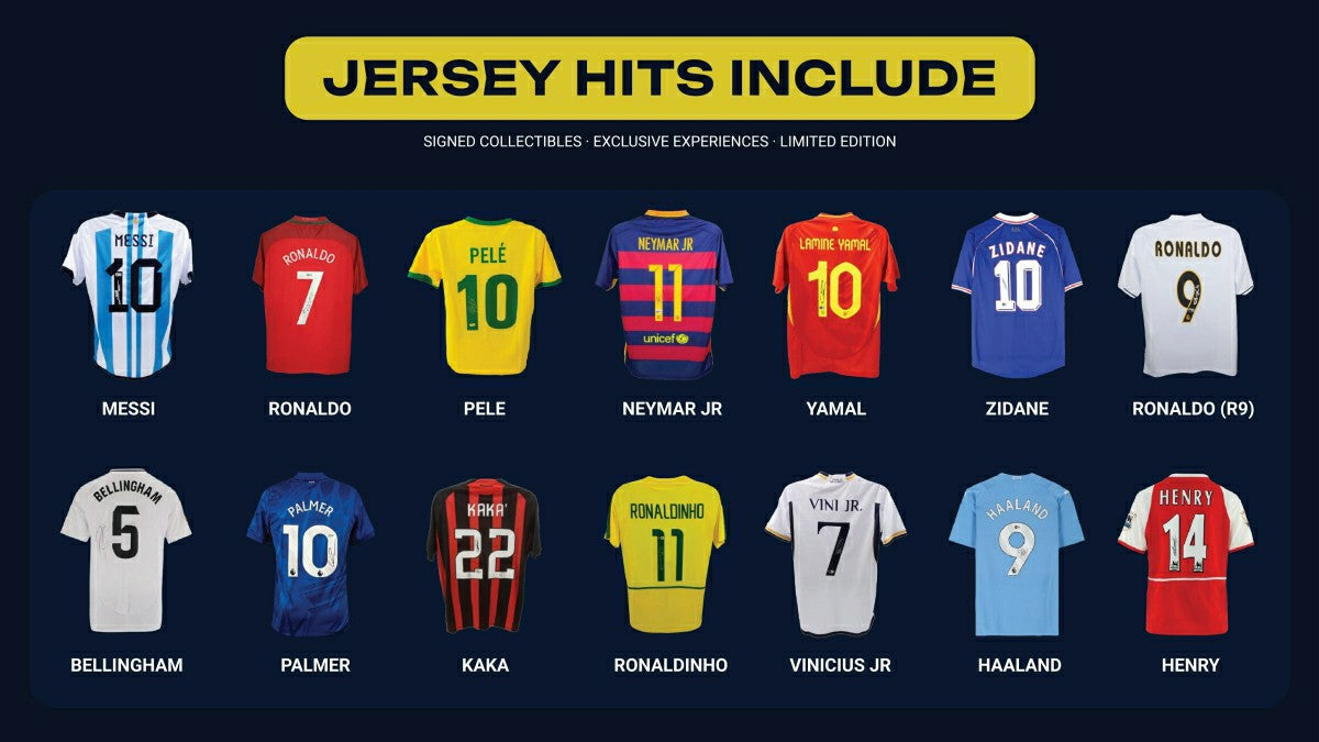 2026 MVPs FIFA World Cup Autographed Jersey Mystery Box Elite Edition - Taass Online