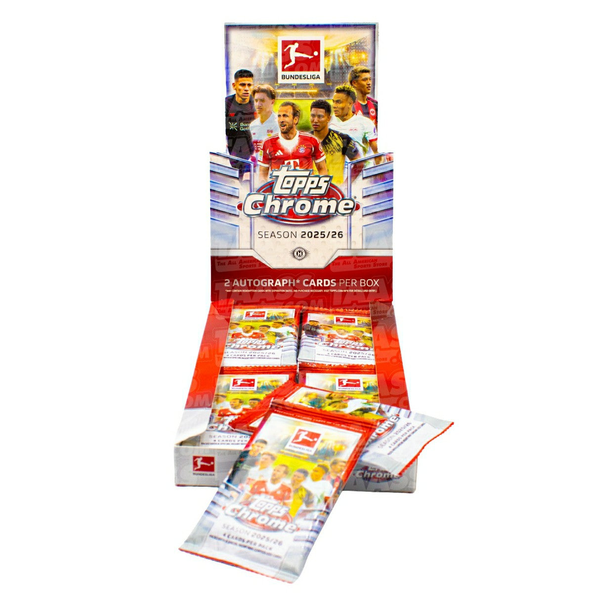 2025/26 Topps Chrome Bundesliga Football Hobby Box - Taass on sale