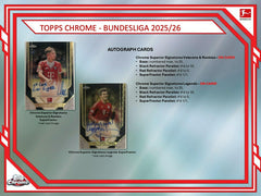 2025/26 Topps Chrome Bundesliga Football Hobby Box - Taass on sale