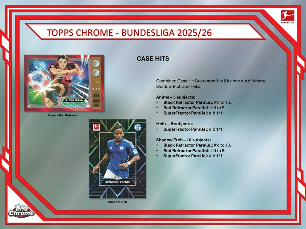 2025/26 Topps Chrome Bundesliga Football Hobby Box - Taass on sale