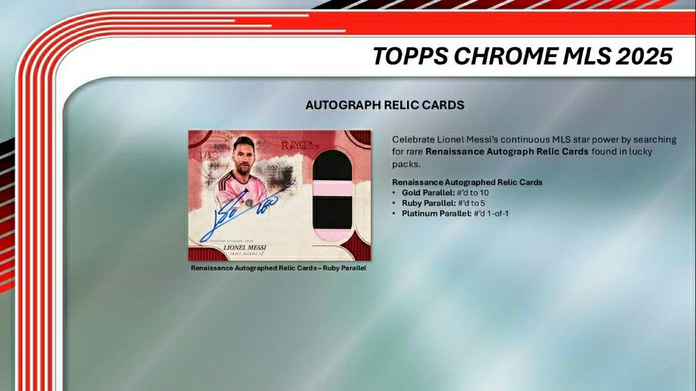 2025 Topps Chrome MLS Soccer Blaster Box - Taass for sale