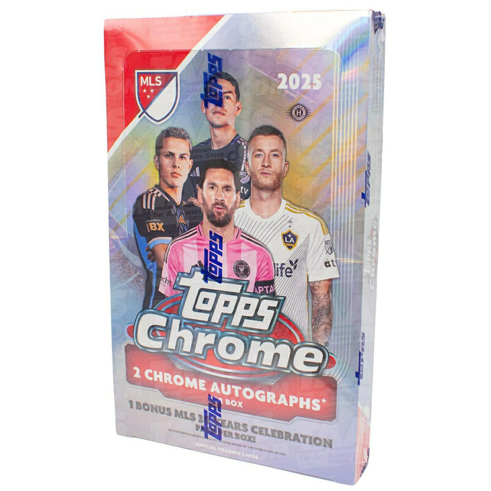 2025 Topps Chrome MLS Soccer Hobby Box - Taass discount