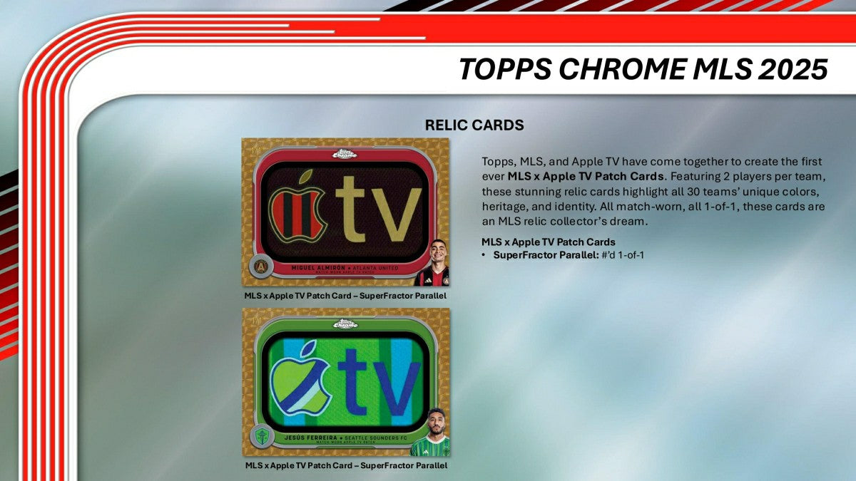2025 Topps Chrome MLS Soccer Hobby Box - Taass discount