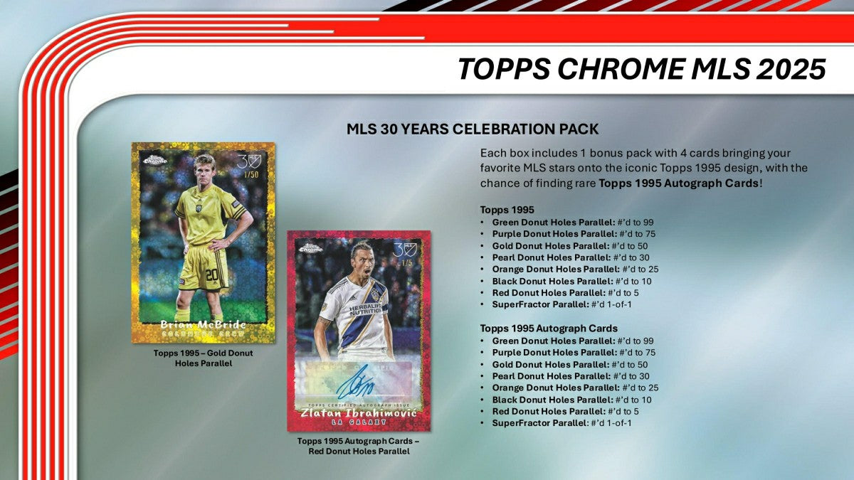 2025 Topps Chrome MLS Soccer Hobby Box - Taass discount