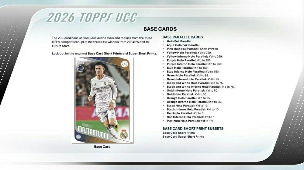 2025/26 Topps UEFA Club Competitions Fußball Blaster Box - Taass US