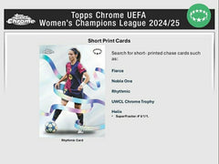 2024/25 Topps Chrome UEFA Women's Champions League Football Blaster Box - Taass Online
