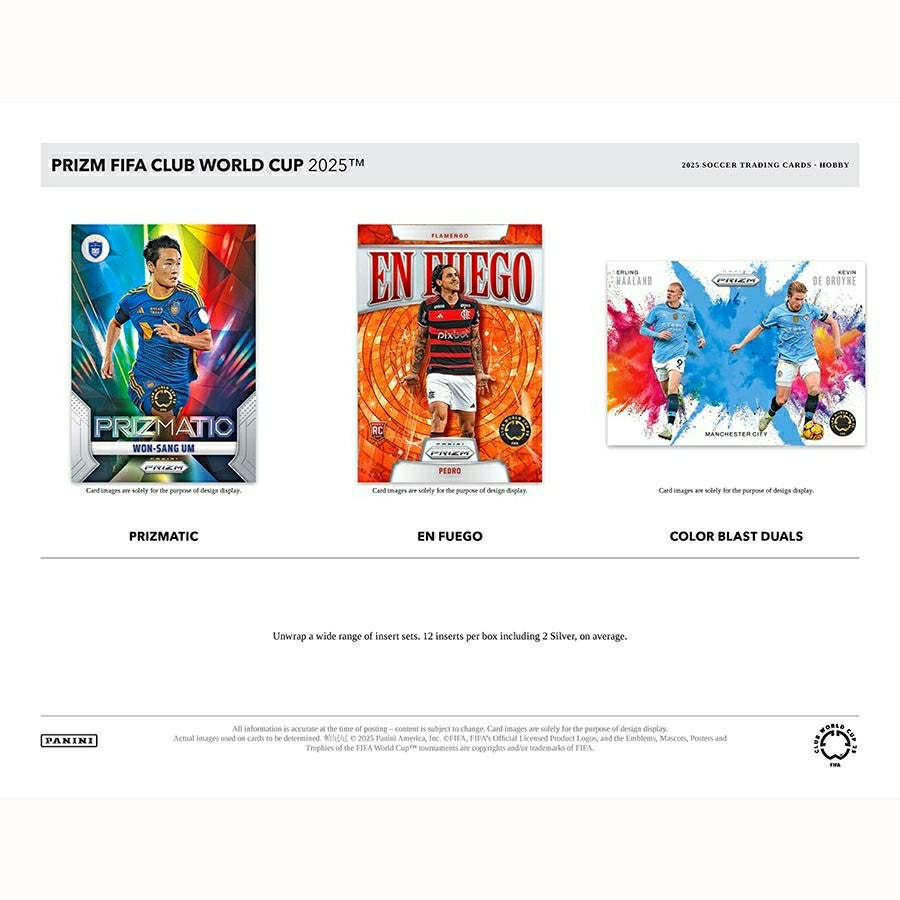 2025 Panini Prizm FIFA Club World Cup Football Hobby Box - Taass for sale