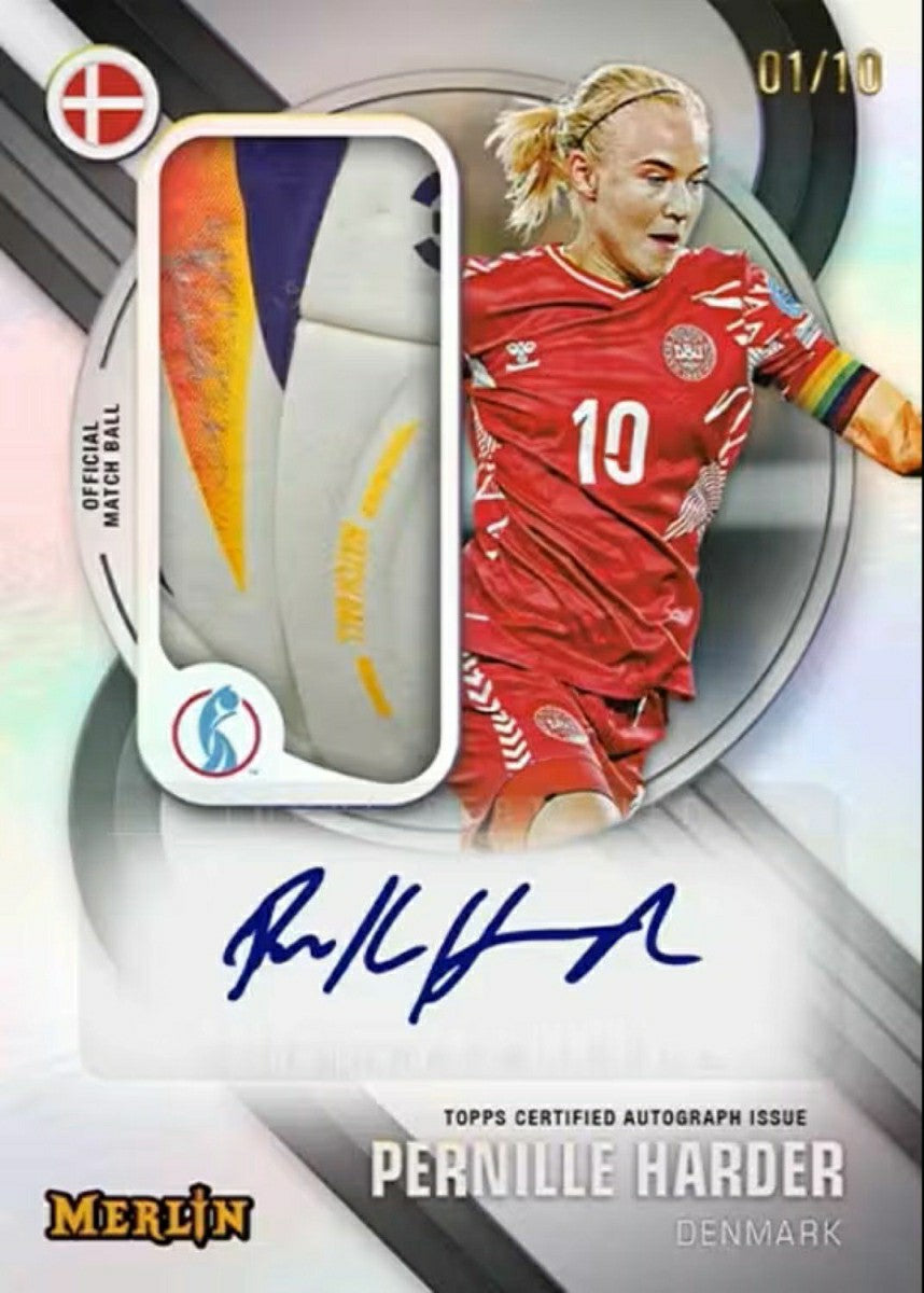 2025 topps Merlin UEFA Women's Euros Hobby Box - Taass outlet