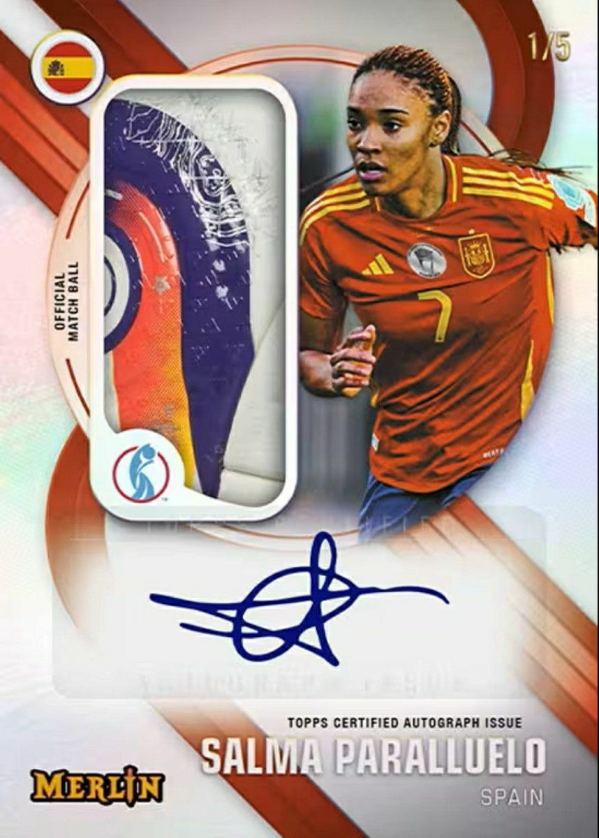 2025 topps Merlin UEFA Women's Euros Hobby Box - Taass outlet