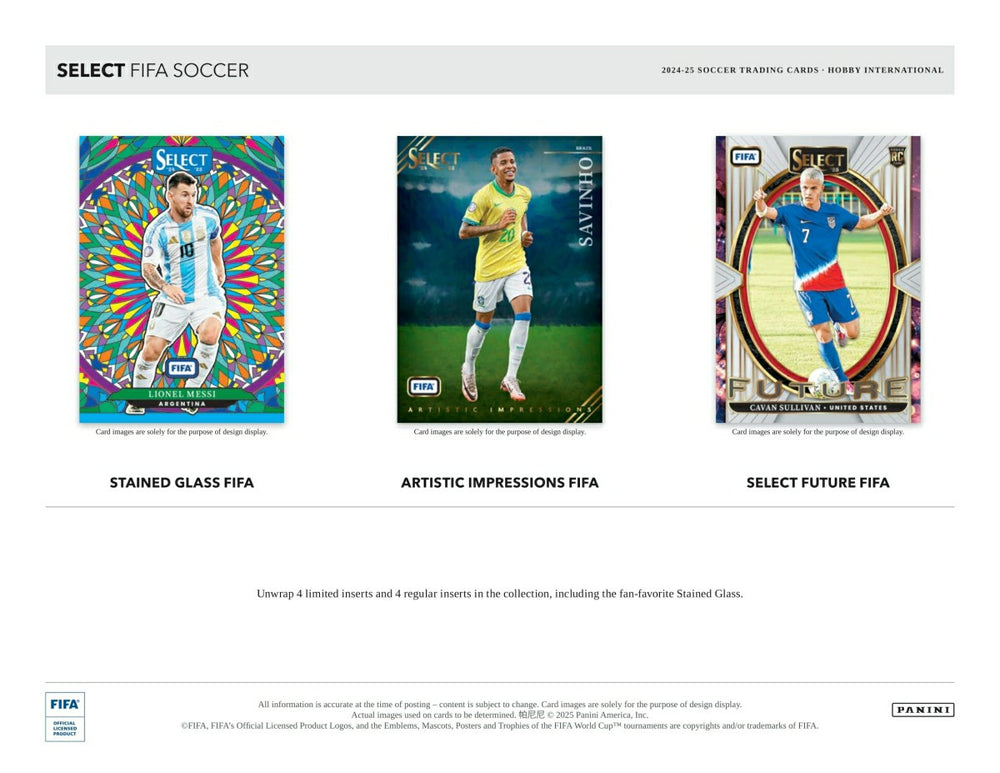 2024/25 Panini Select FIFA Fußball International Hobby Box - Taass discount