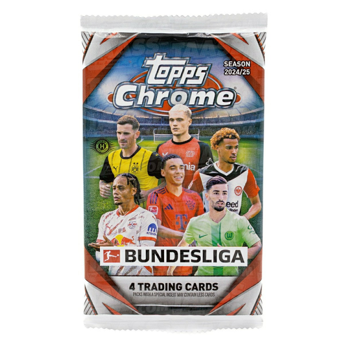 2024/25 Topps Chrome Bundesliga Football Hobby Pack - Taass on sale
