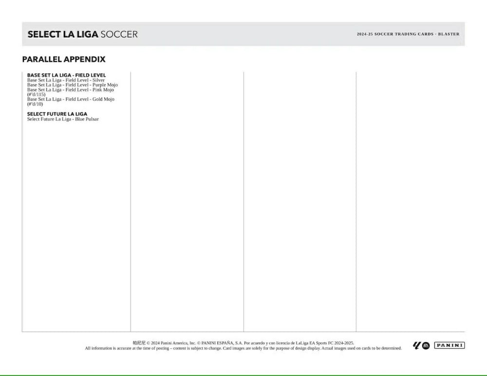 2024/25 Panini Select La Liga Football Blaster Box - Taass Online
