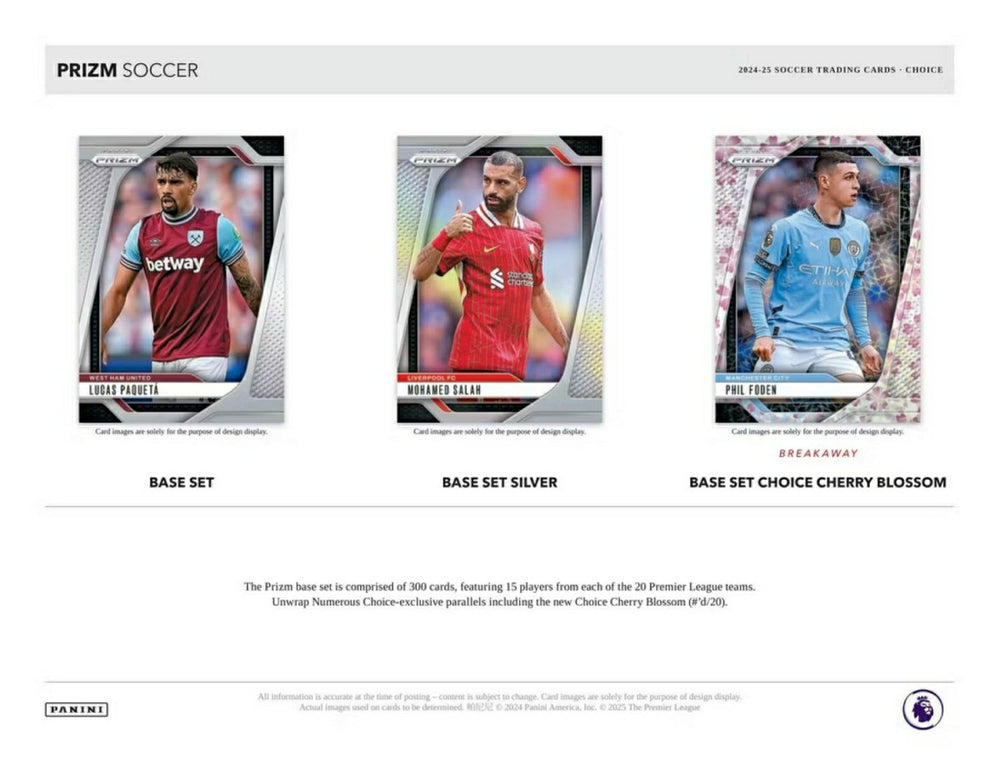 2024/25 Panini Prizm Premier League Soccer EPL Choice Box - Taass for sale