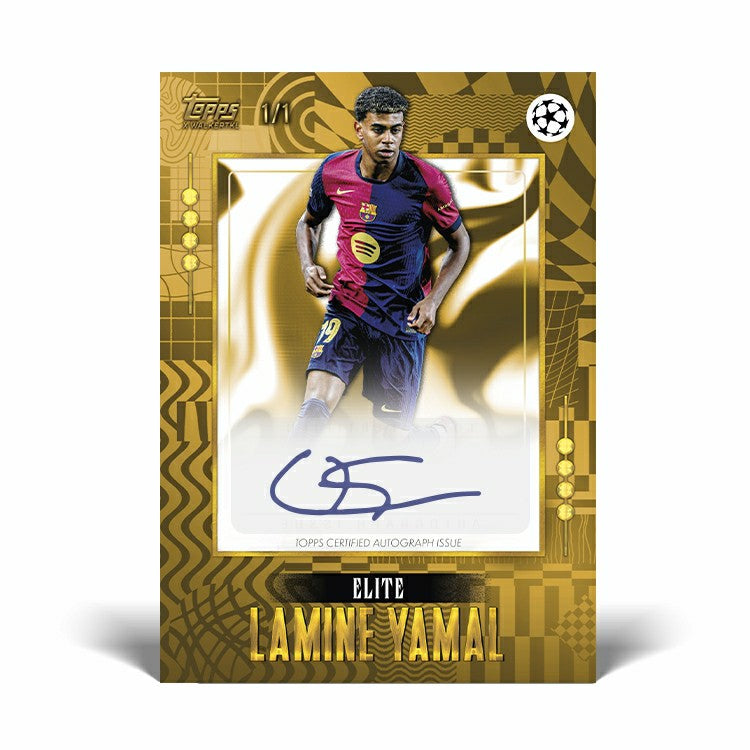 2024/25 Topps UEFA Club Competitions GOLD Football Hobby Box - Taass on sale