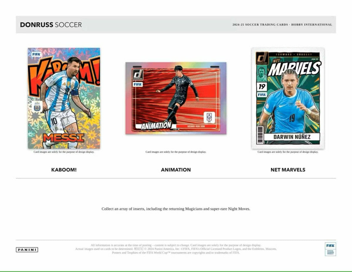2024/25 Panini Donruss Fußball International Hobby Box - Taass sale