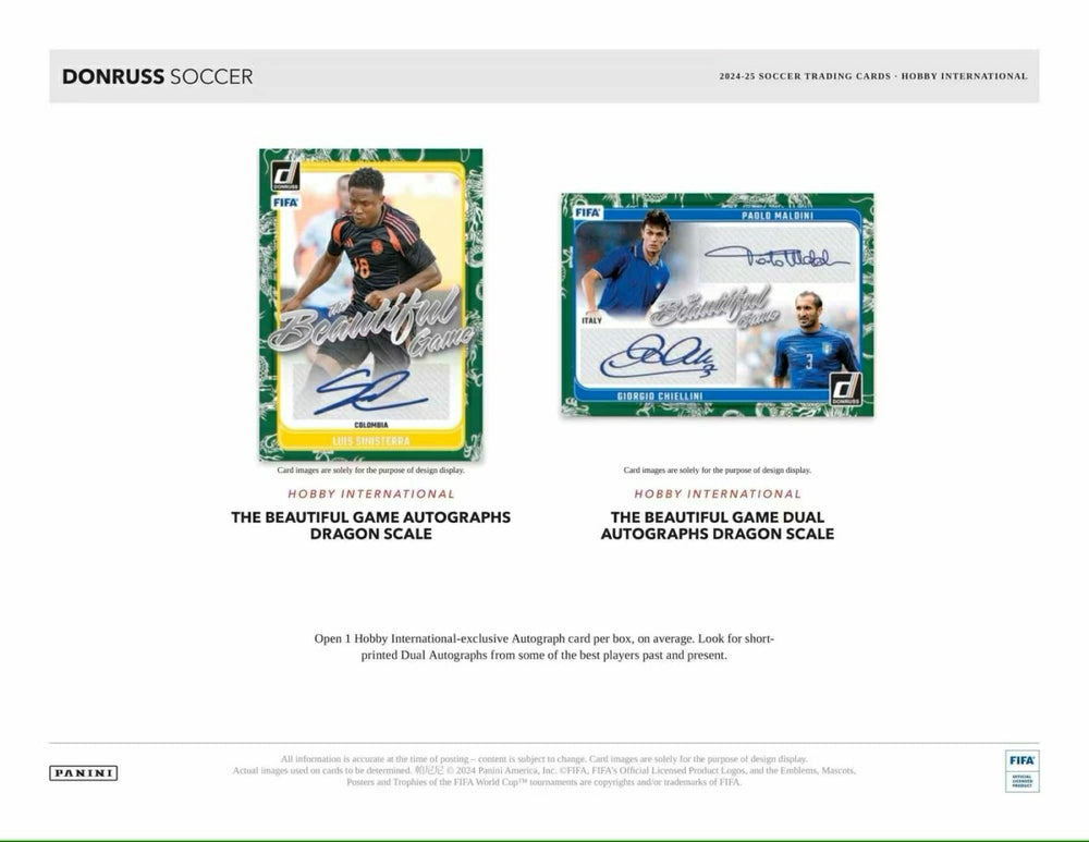 2024/25 Panini Donruss Fußball International Hobby Box - Taass sale