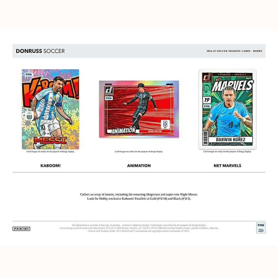 2024/25 Panini Donruss Soccer Hobby Box - Taass for sale