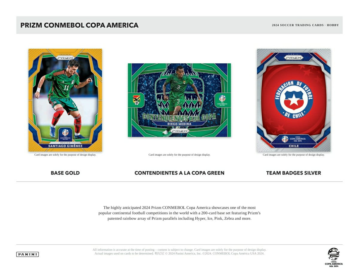 2023/24 Panini Prizm Copa America Soccer Hobby Pack - Taass for sale