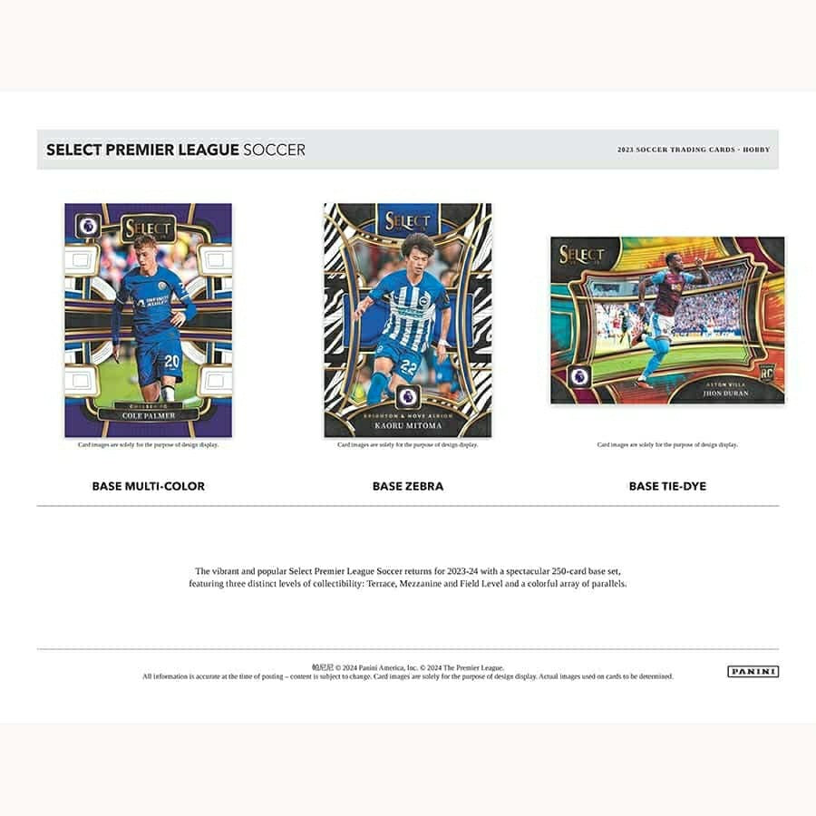 2023/24 Panini Select Premier League Soccer Hobby Box - Taass US