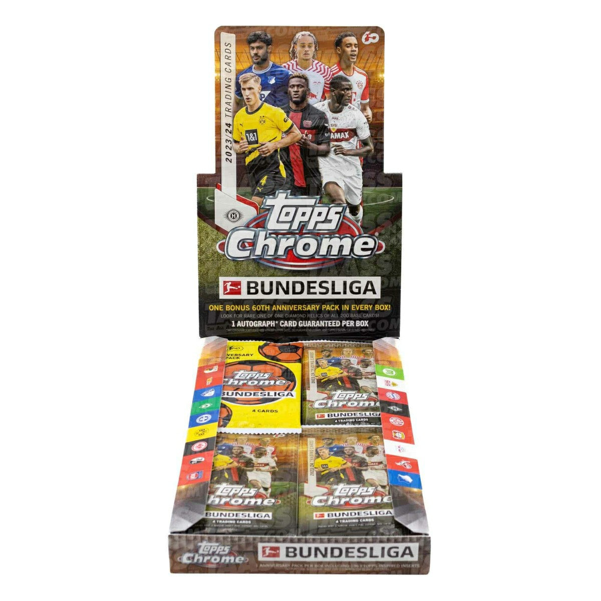 2023/24 Topps Chrome Bundesliga Soccer Hobby Pack - Taass outlet