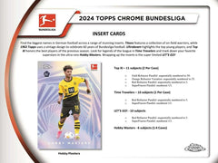 2023/24 Topps Chrome Bundesliga Soccer Hobby Pack - Taass outlet
