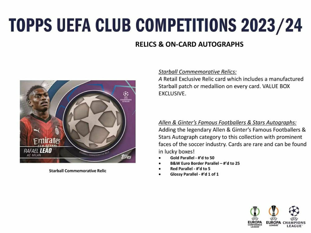 2023/24 Topps UEFA Club Competitions Soccer (Fussball) Flagship Blaster Box - Taass on sale