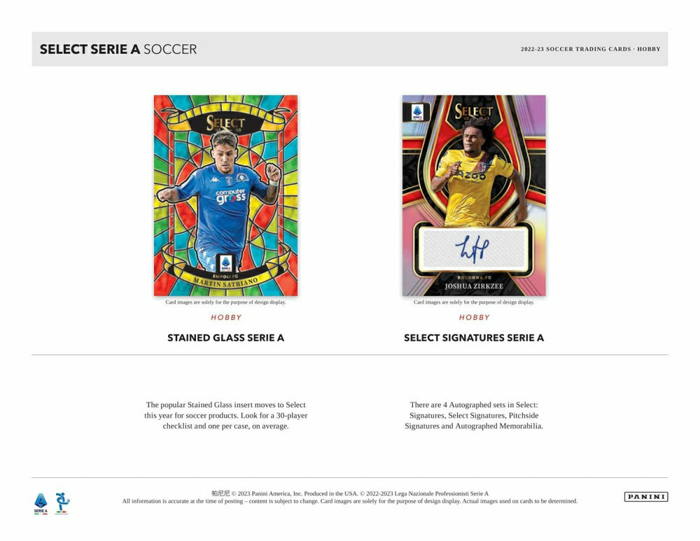 2022/23 Panini Select Serie A  Soccer Asia Tmall Box - Taass sale