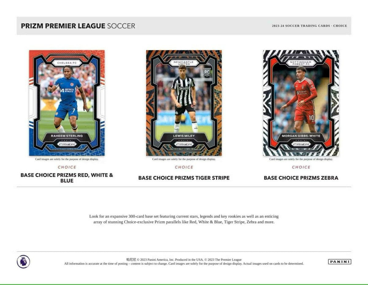 2023/24 Panini Prizm Premier League Soccer EPL Choice Box - Taass outlet