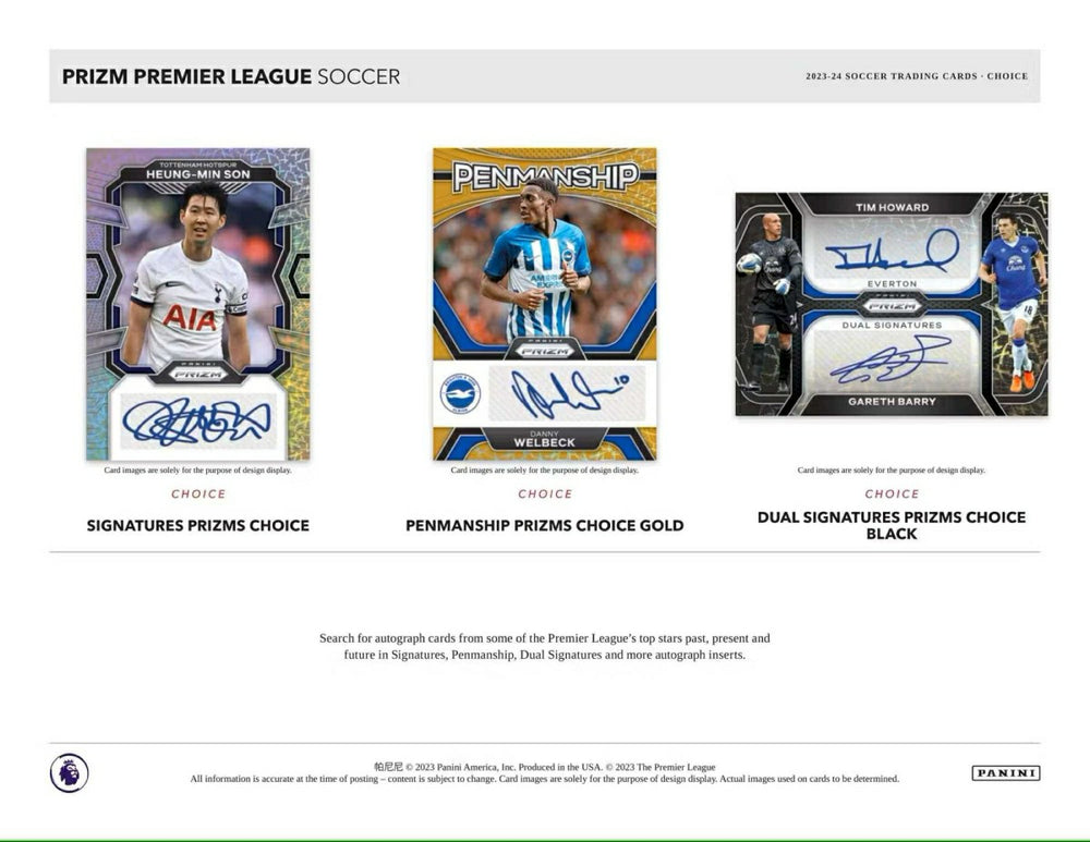 2023/24 Panini Prizm Premier League Soccer EPL Choice Box - Taass outlet