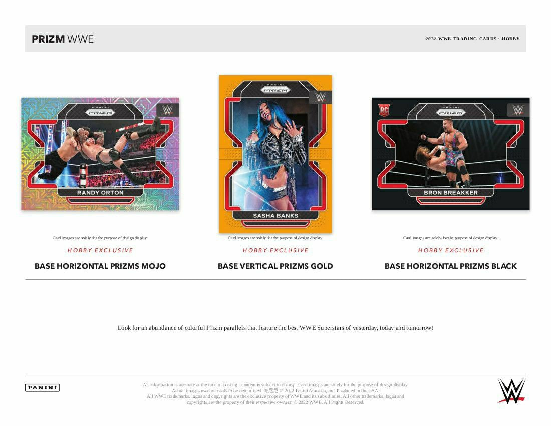 2022 Panini Prizm WWE Wrestling Hobby Box - Taass Online