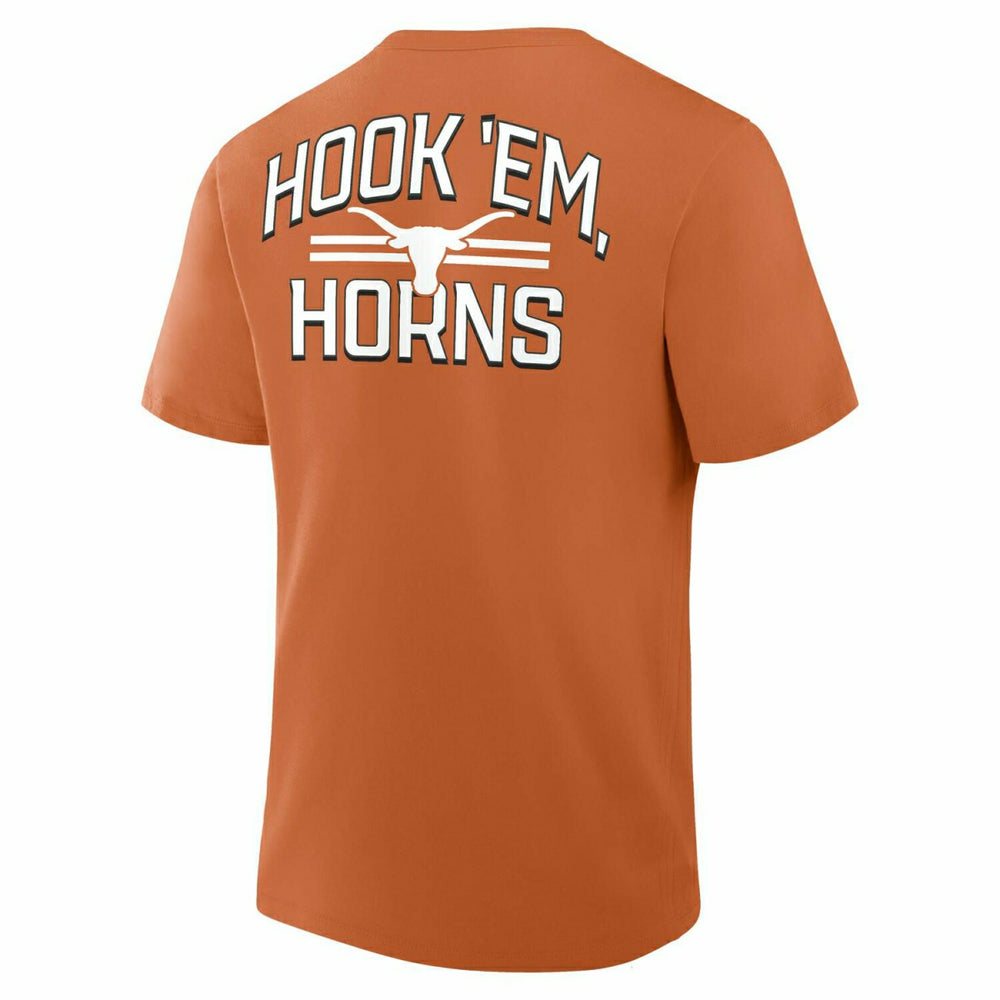Texas Longhorns Defender Cotton NCAA T-Shirt Orange - Taass on sale