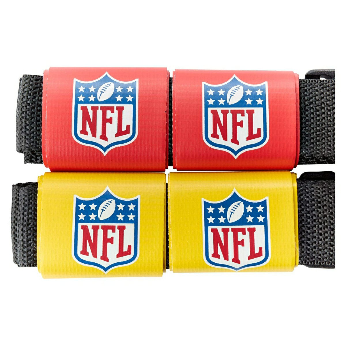 Wilson NFL Flag Football Kit 6 Belts (Red/Yellow) - Taass for sale