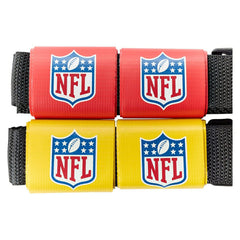 Wilson NFL Flag Football Kit 6 Belts (Red/Yellow) - Taass for sale