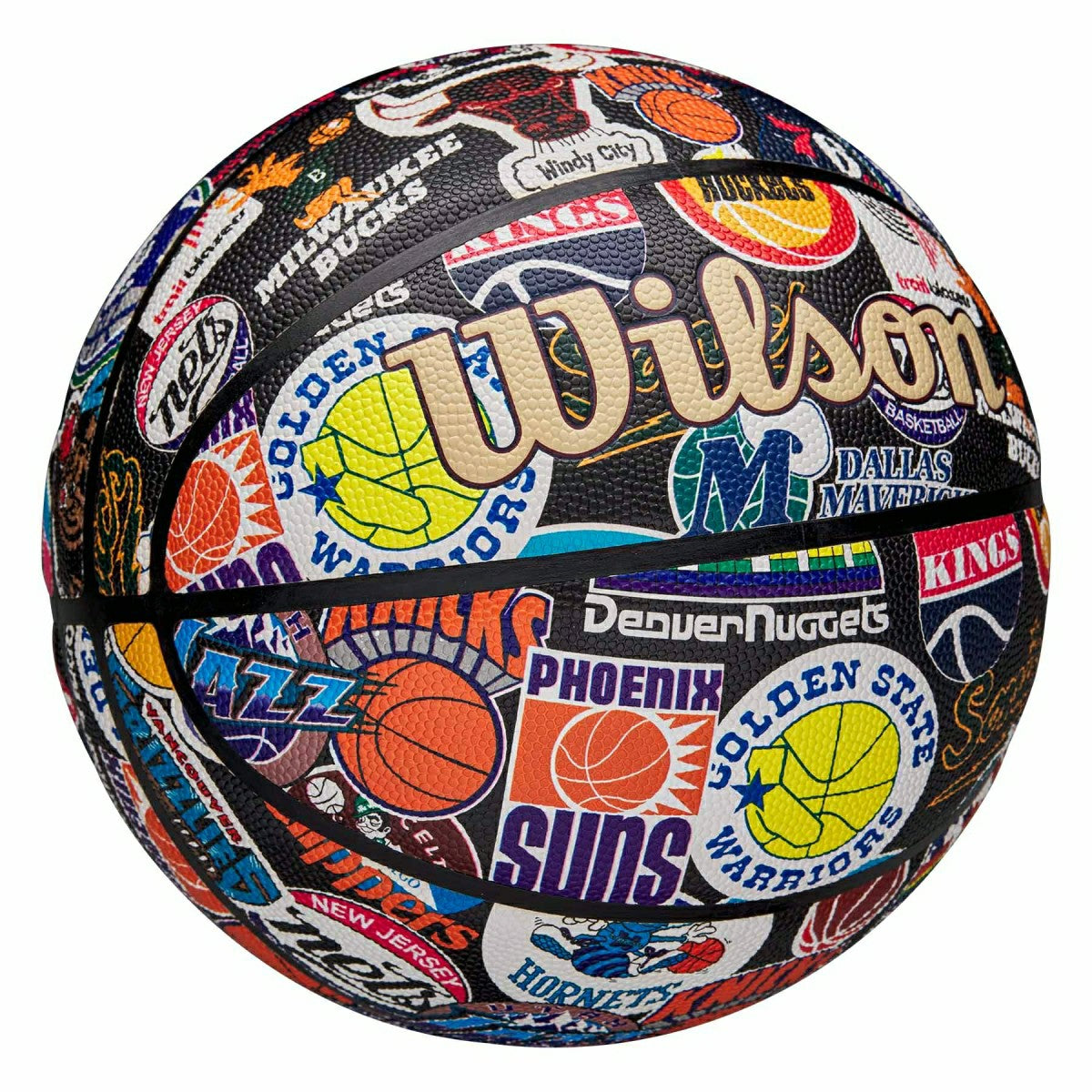 Wilson NBA Retro Hardwood Classics All Team Basketball (Size 7) - Taass Online
