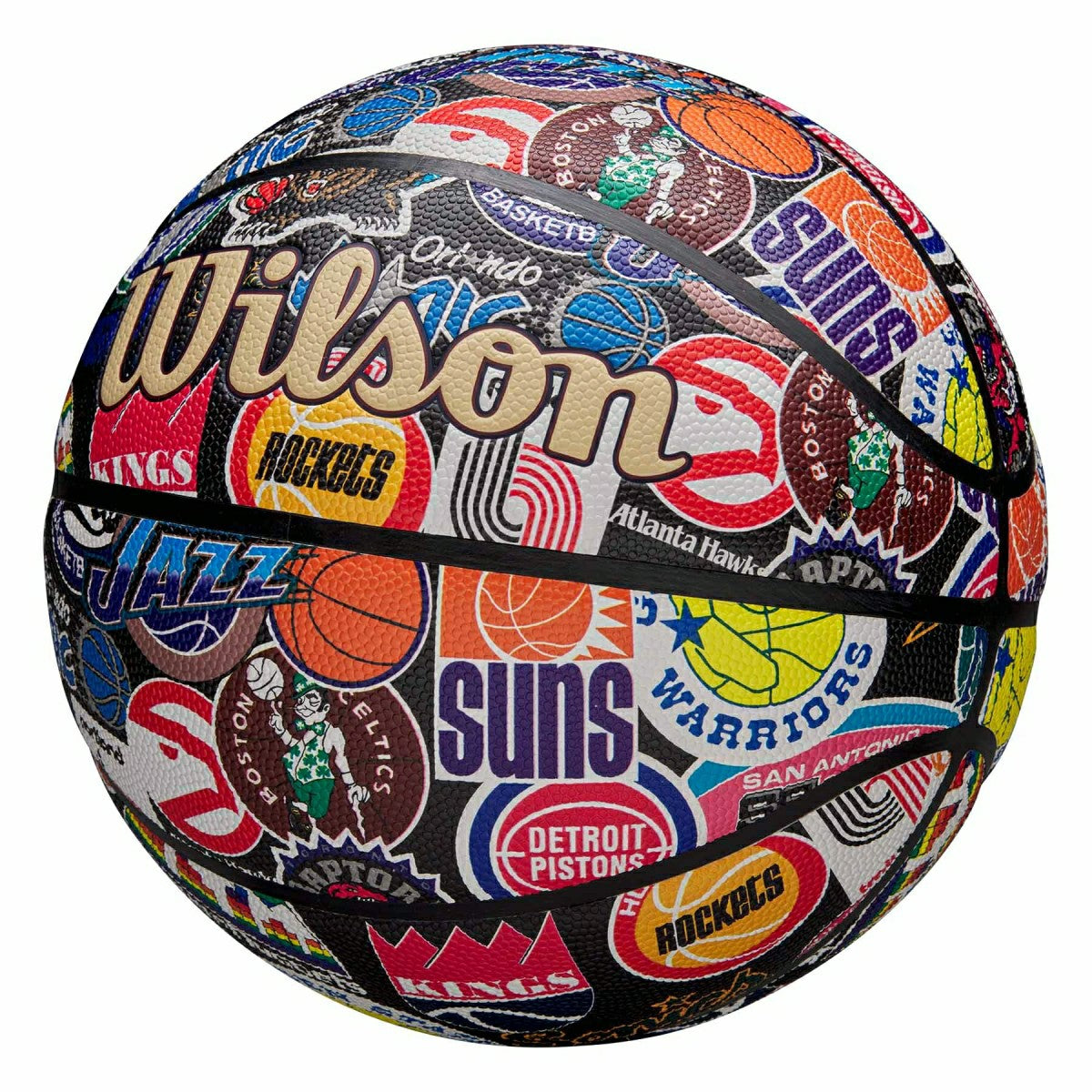 Wilson NBA Retro Hardwood Classics All Team Basketball (Size 7) - Taass Online