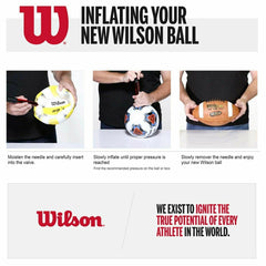 NCAA Ball Pump Wilson Dual Action - Taass discount