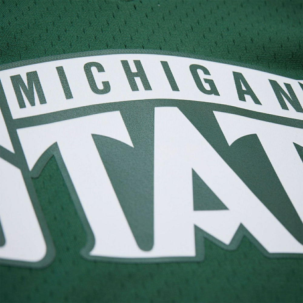Mateen Cleaves #12 Michigan State Spartans 1999-00 Mitchell & Ness Swingman NCAA Jersey Green - Taass Online