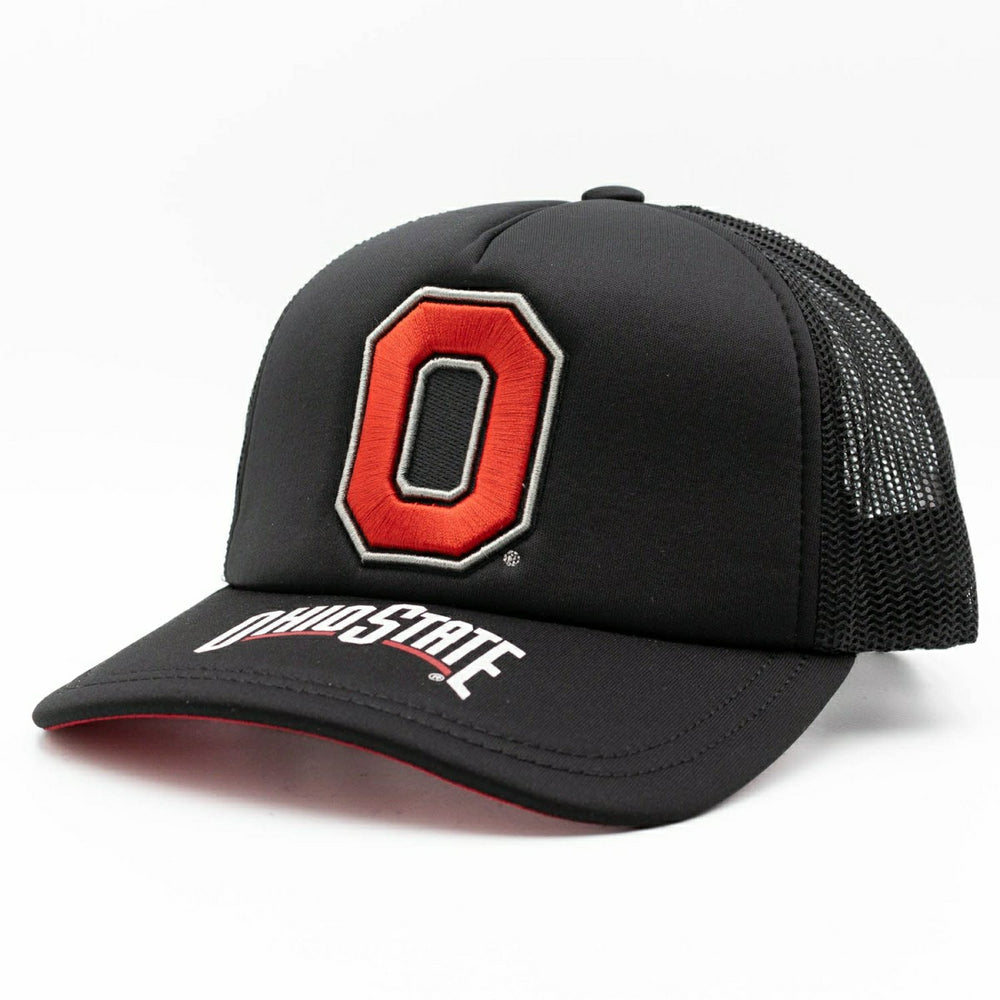 Ohio State Buckeyes Origins Mitchell & Ness NCAA Trucker Cap Black - Taass US