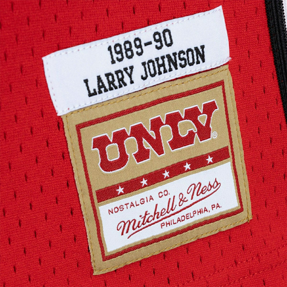 Larry Johnson #4 UNLV Rebels 1989-90 Mitchell & Ness Swingman NCAA Jersey Red - Taass for sale